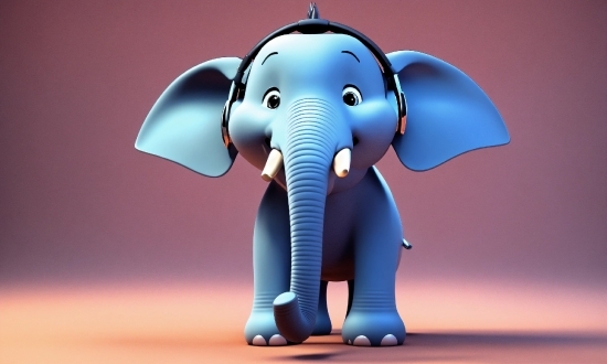 Elephant, Elephants And Mammoths, Working Animal, Cartoon, Art, Toy