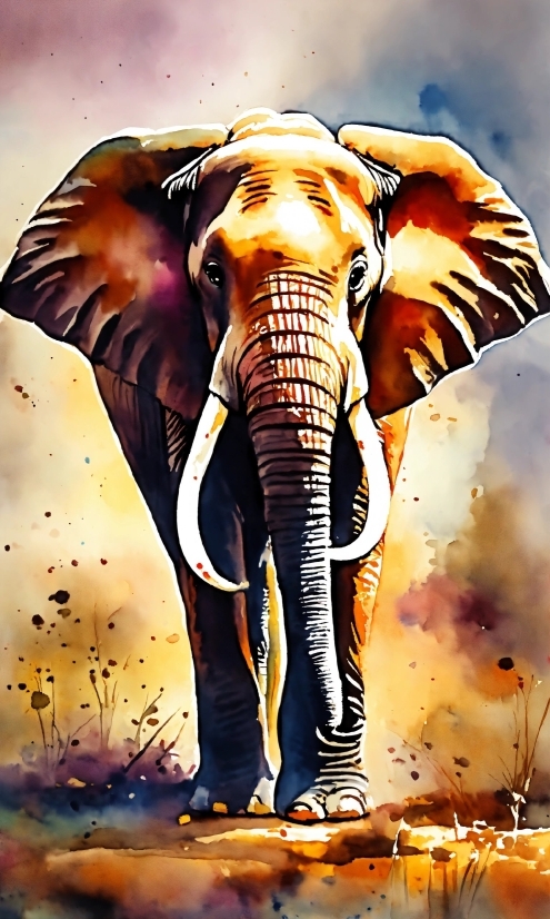 Elephant, Elephants And Mammoths, Working Animal, Organism, African Elephant, Terrestrial Animal