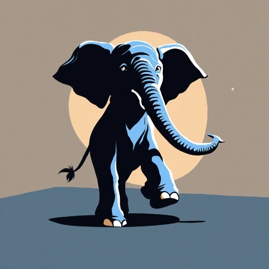 Elephant, Gesture, Cartoon, Art, Working Animal, African Elephant