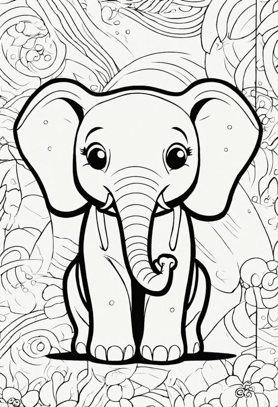 Elephant, Head, White, Vertebrate, Nature, Natural Environment