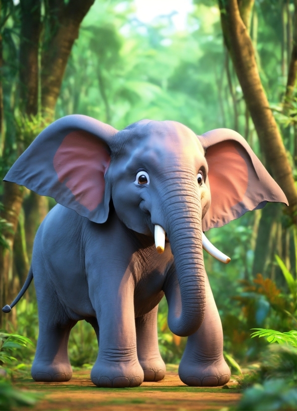 Elephant, Plant, Working Animal, Elephants And Mammoths, Natural Environment, African Elephant