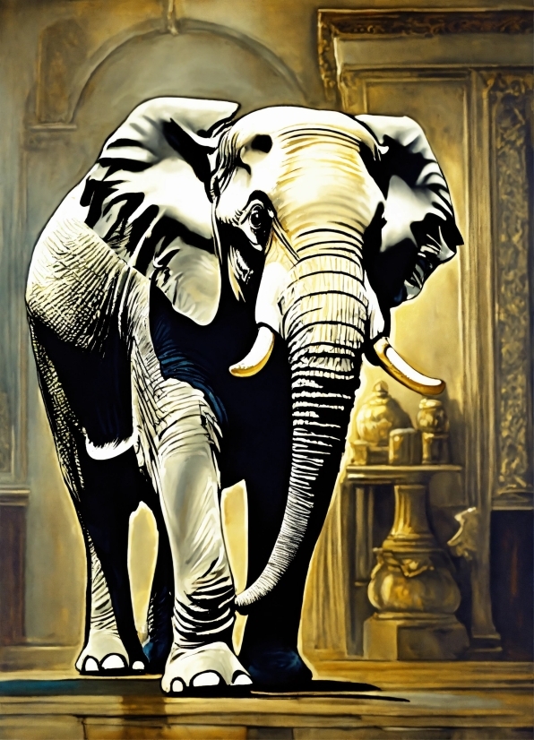 Elephant, Vertebrate, Elephants And Mammoths, Working Animal, African Elephant, Organism
