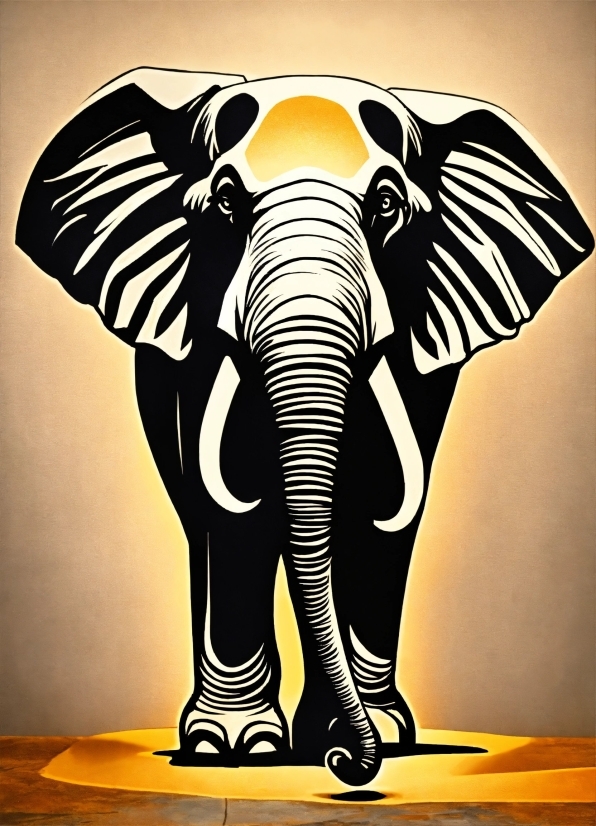 Elephant, Working Animal, African Elephant, Organism, Elephants And Mammoths, Art