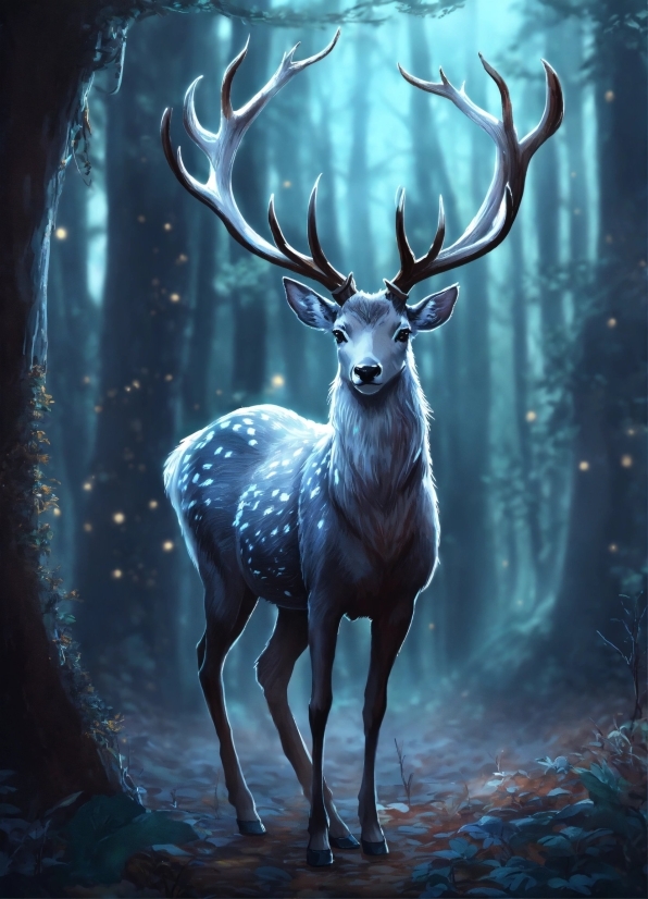Elk, Nature, Deer, Organism, Horn, Barren Ground Caribou