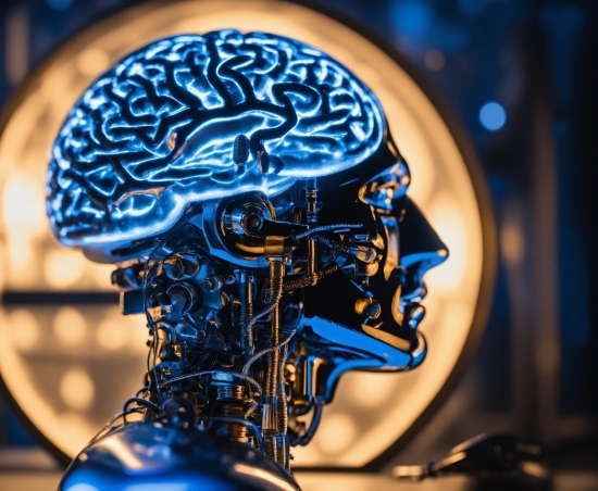 Facebook Paying Content Creators, Blue, Headgear, Brain, Art, Electric Blue