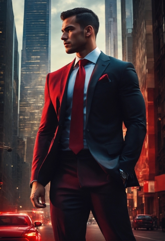 Famous Poster Designers, Dress Shirt, Tie, Flash Photography, Building, Sleeve