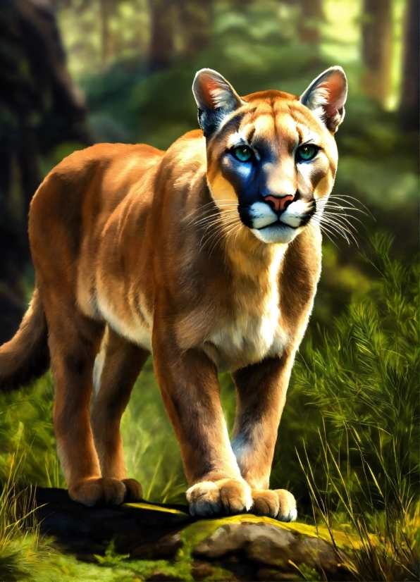Felidae, Carnivore, Plant, Whiskers, Big Cats, Grass