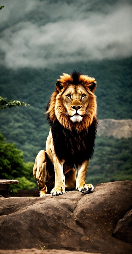 Felidae, Carnivore, Roar, Lion, Masai Lion, Big Cats