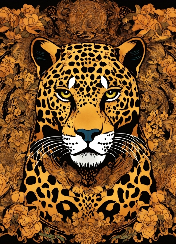 Felidae, Natural Environment, Carnivore, Organism, Yellow, Leopard