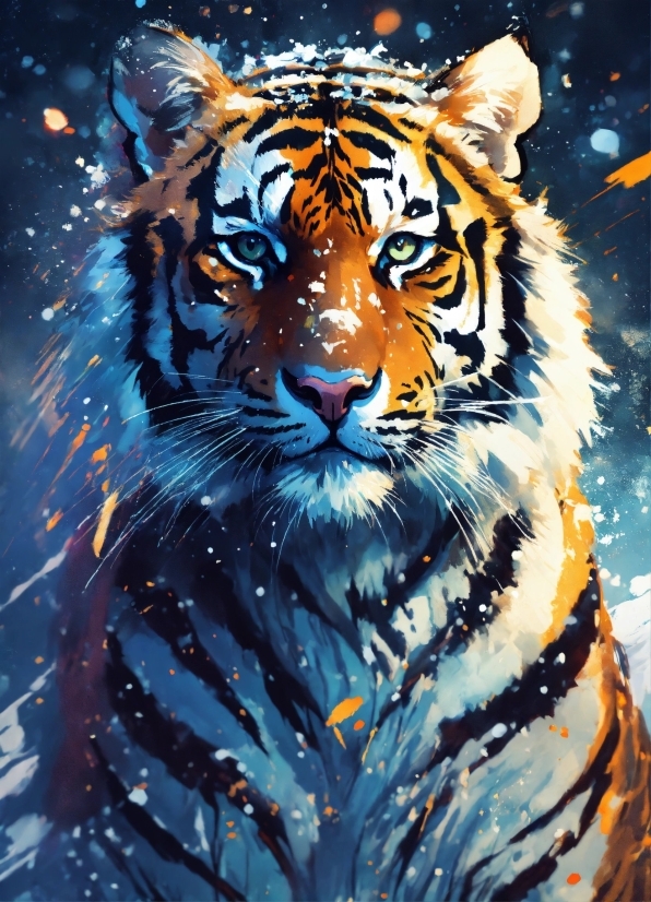 Felidae, Sky, Bengal Tiger, Carnivore, Tiger, Siberian Tiger