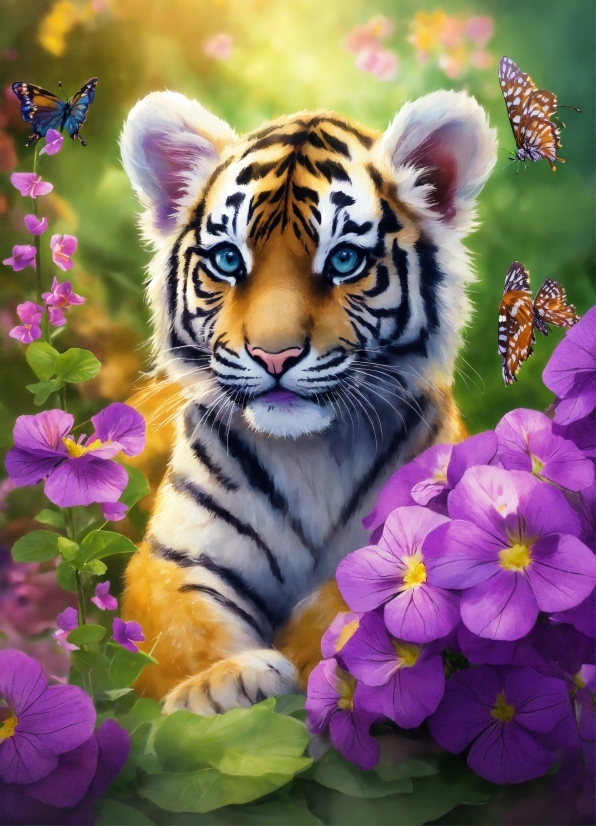 Flower, Plant, Siberian Tiger, Bengal Tiger, Natural Environment, Botany