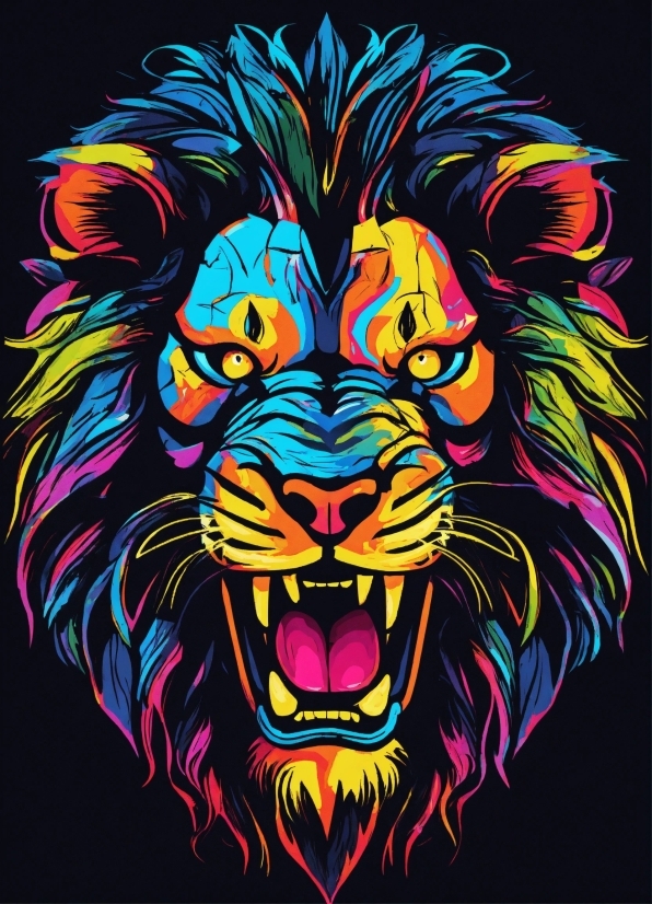 Fotor Editor, Roar, Felidae, Carnivore, Organism, Art