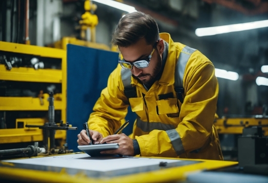 Free Photo Organizer, Workwear, Yellow, Engineer, Engineering, Machine