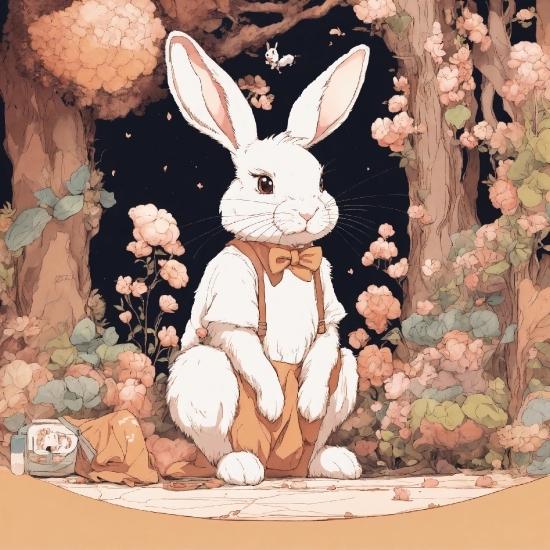 Free Royalty Free Music, Rabbit, Organism, Plant, Hare, Fawn