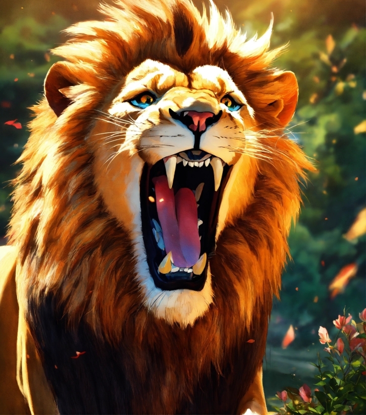 Free Split Screen Video Editor, Roar, Felidae, Vertebrate, Fang, Mouth