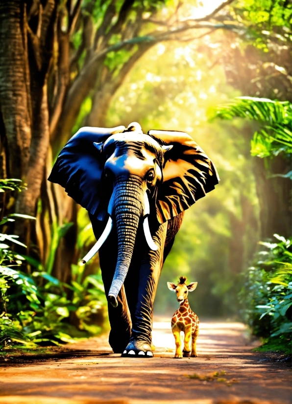 Free Video Editing Software No Watermark For Pc, Plant, Elephant, Natural Environment, People In Nature, Human Body