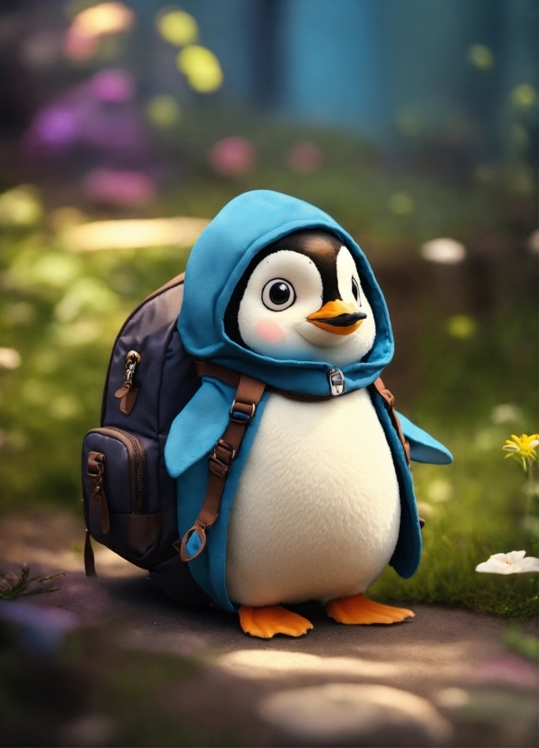 Freepik Editor, Penguin, Toy, Beak, Bird, Plant