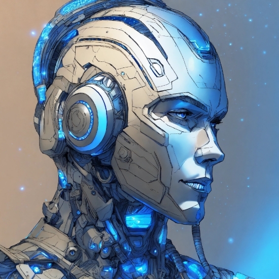 Gallery Video Maker, Head, Blue, Art, Eyelash, Cg Artwork