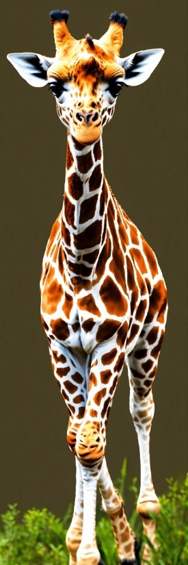 Giraffe, Giraffidae, Neck, Human Body, Organism, Fawn