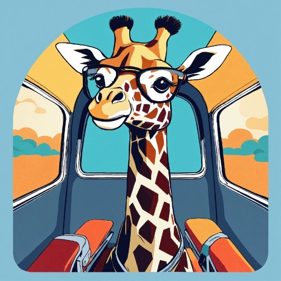 Giraffe, Giraffidae, Vertebrate, Natural Environment, Neck, Sleeve