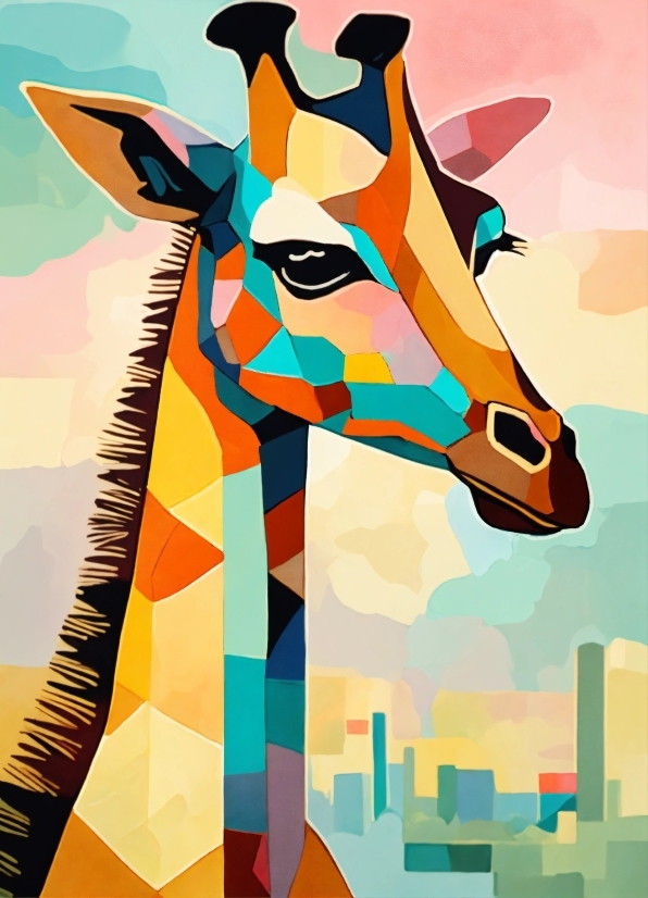 Giraffe, Giraffidae, Vertebrate, Neck, Sleeve, Organism