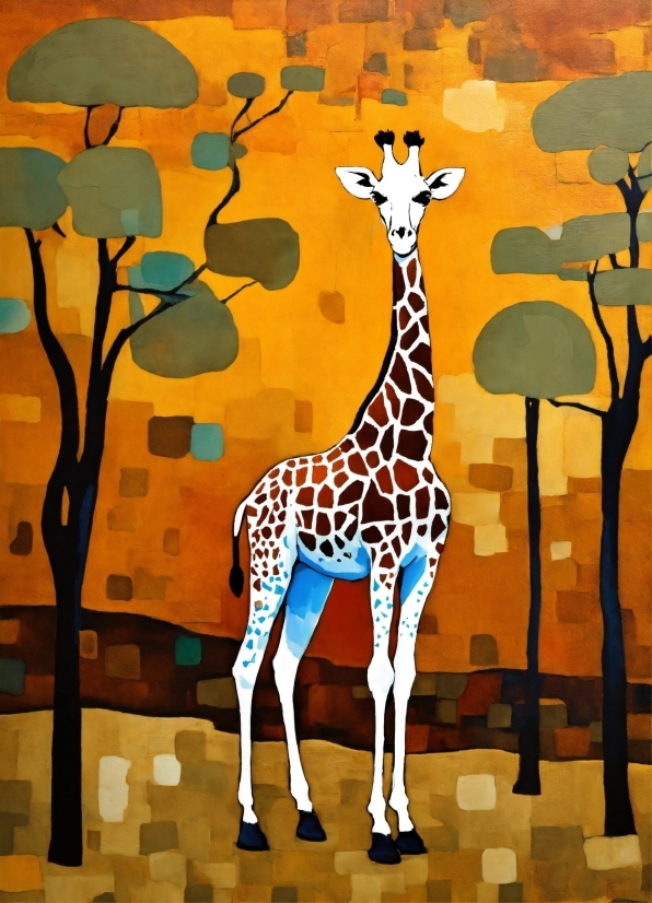 Giraffidae, Giraffe, Vertebrate, Light, Plant, Nature