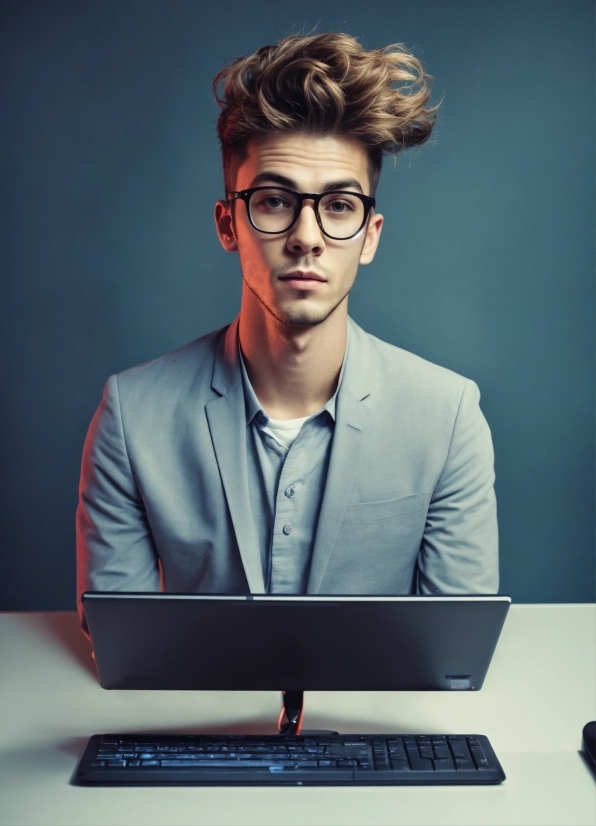 Glasses, Computer, Laptop, Personal Computer, Vision Care, Netbook