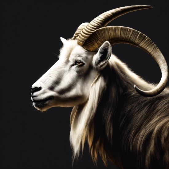 Goat, Mammal, Goatantelope, Terrestrial Animal, Natural Material, Horn