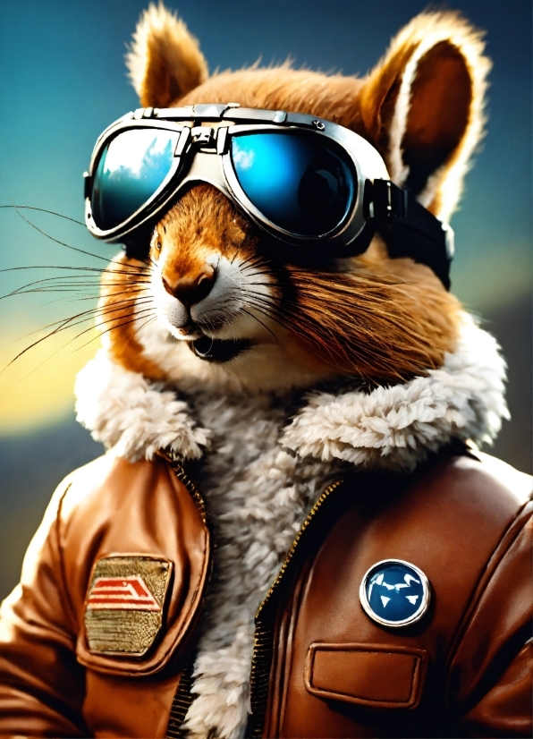 Goggles, Vision Care, Sunglasses, Fur Clothing, Eyewear, Fawn