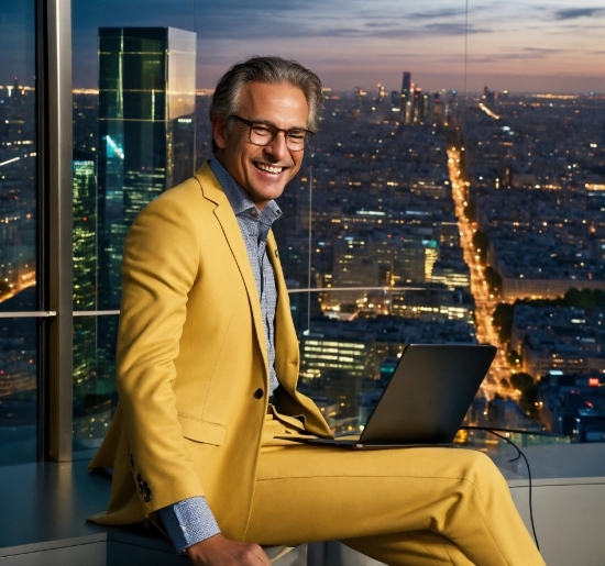 Graphic Drawing Software, Smile, Photograph, Laptop, Sky, Skyscraper