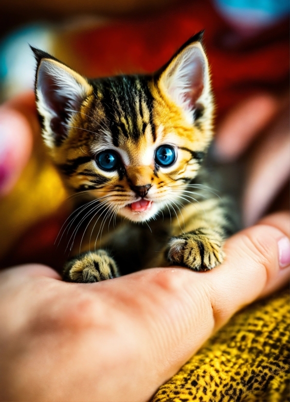 Hand, Cat, Felidae, Carnivore, Small To Mediumsized Cats, Gesture