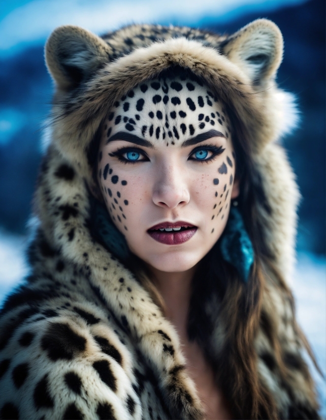 Head, Eye, Fur Clothing, Animal Product, Iris, Natural Material