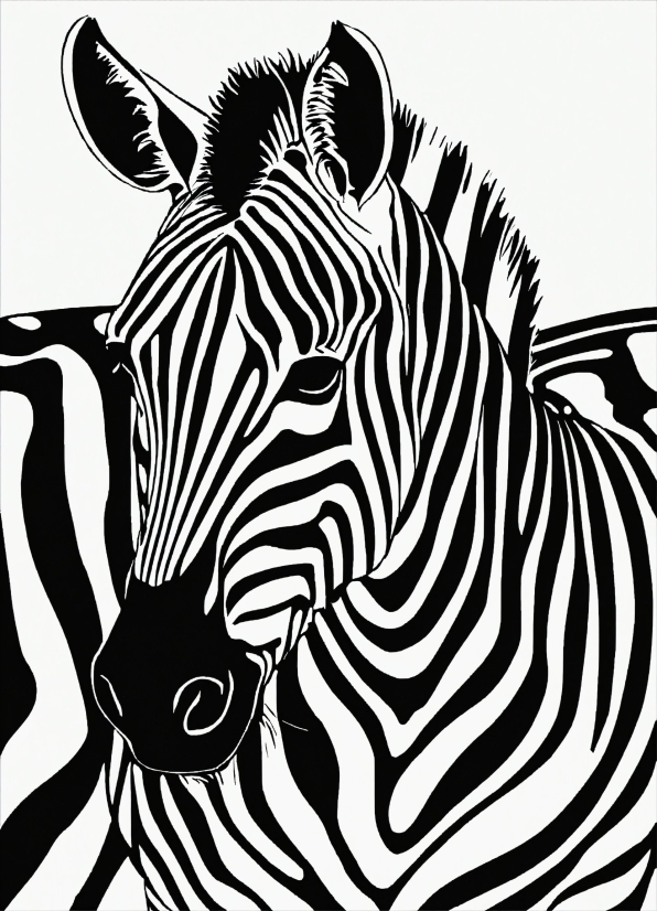 Head, Eye, Zebra, Organism, Mammal, Horse