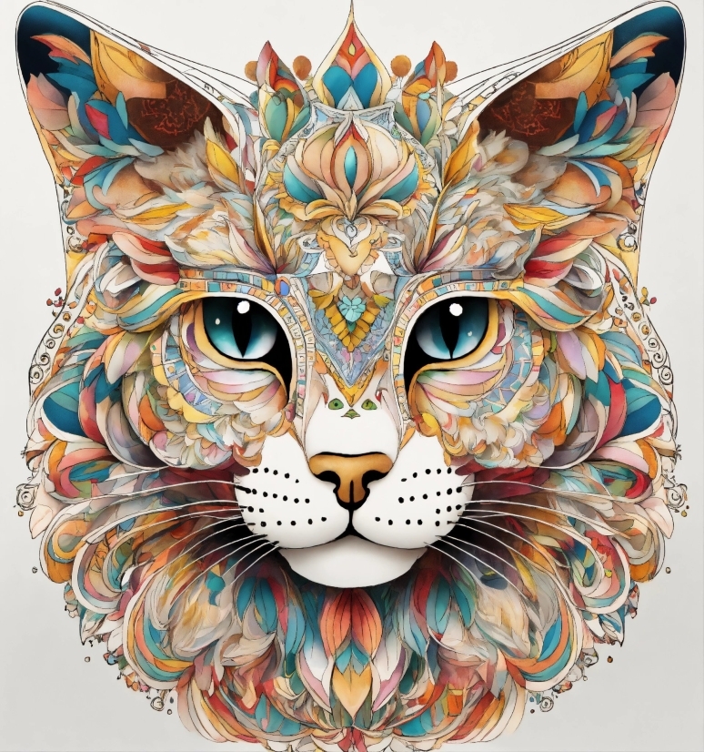 Head, Felidae, Carnivore, Whiskers, Creative Arts, Art