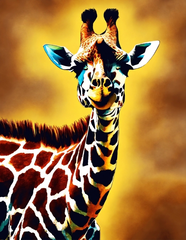 Head, Giraffidae, Photograph, Eye, Giraffe, Vertebrate