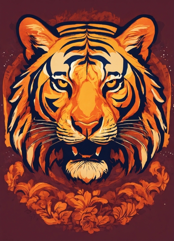 Head, Siberian Tiger, Bengal Tiger, Tiger, Felidae, Orange