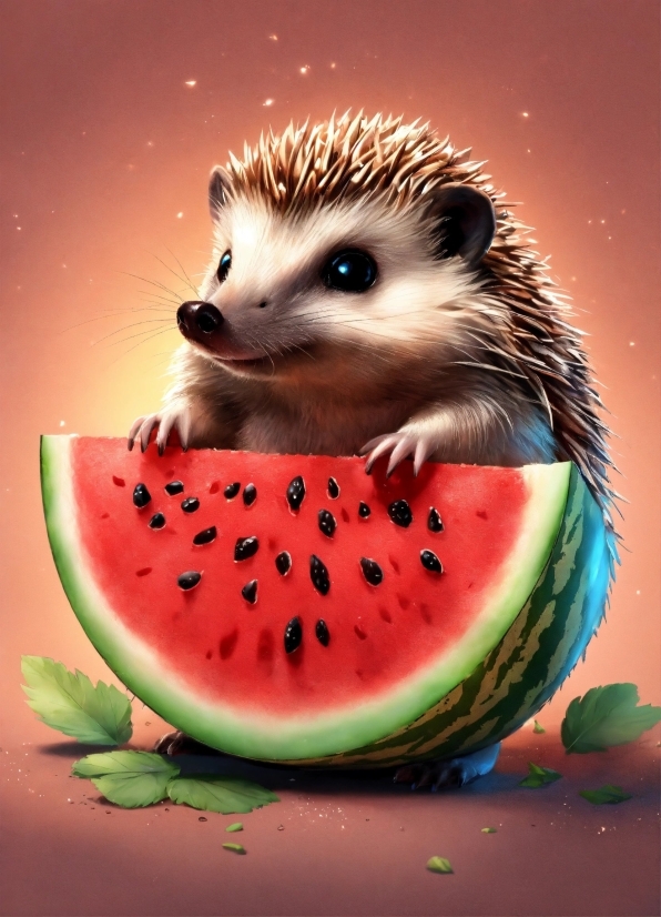 Hedgehog, Food, Erinaceidae, Domesticated Hedgehog, Plant, Green