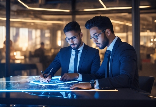 Image Viewer Windows 11, Glasses, Tie, Suit, Blazer, Whitecollar Worker