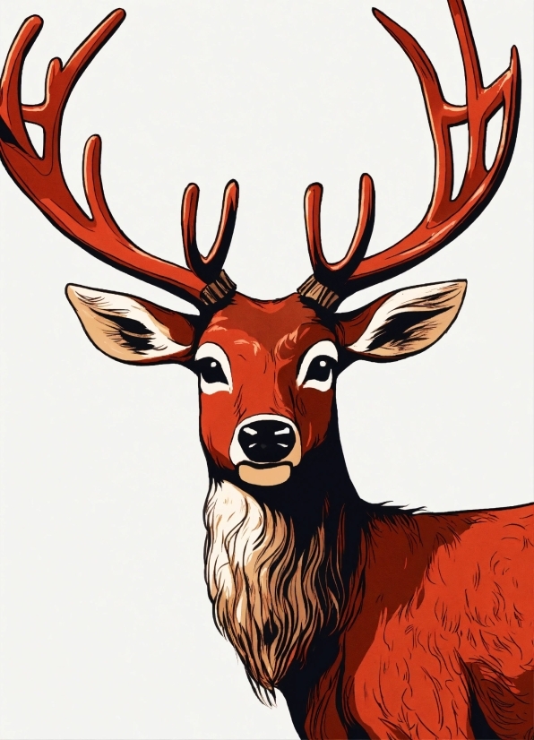 Inshot Online Editor, White, Deer, Orange, Organism, Horn