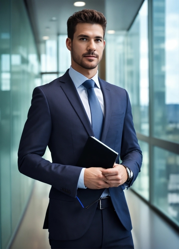 Large Stretched Canvas, Suit Trousers, Dress Shirt, Neck, Sleeve, Flash Photography