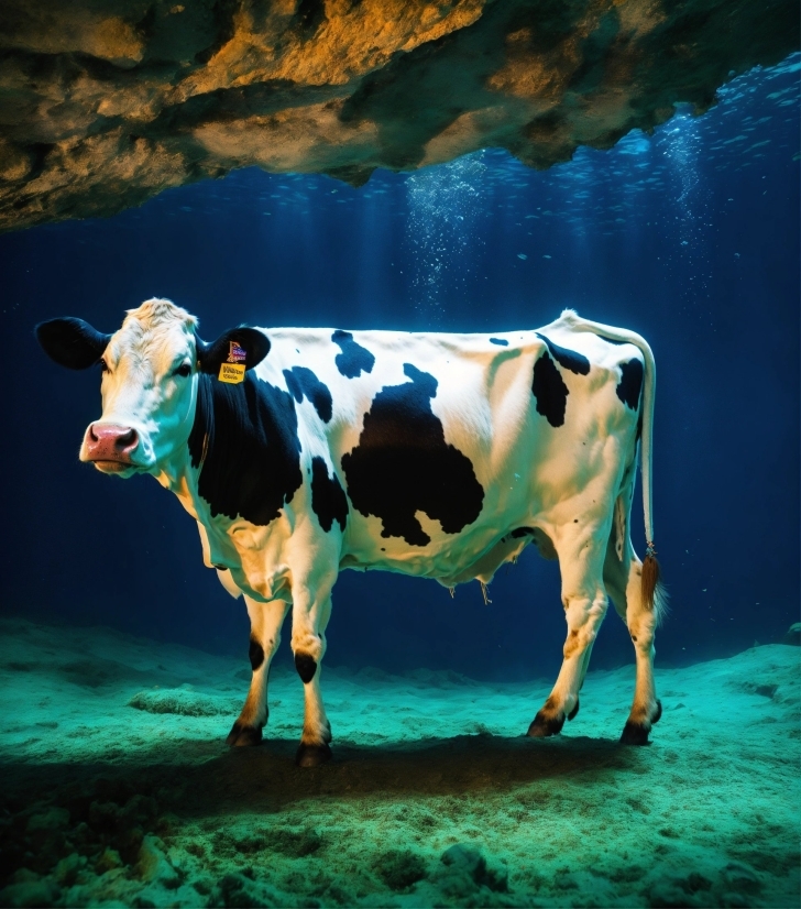 Light, Azure, Mammal, Organism, Sky, Dairy Cow