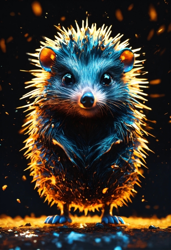 Light, Domesticated Hedgehog, Nature, Blue, Organism, Hedgehog