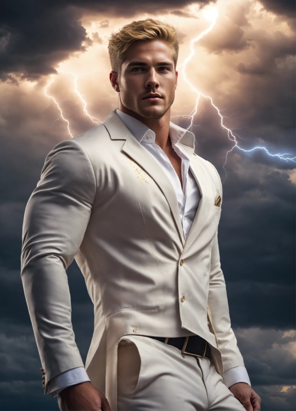 Loki Poster, Outerwear, Cloud, Lightning, Light, Sky