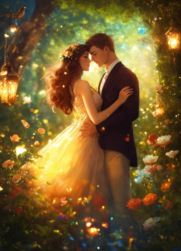 Mini Canvas Art, Clothing, Wedding Dress, Facial Expression, Bride, People In Nature
