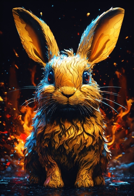 Movavi Picverse, Rabbit, Vertebrate, Organism, Mammal, Hare