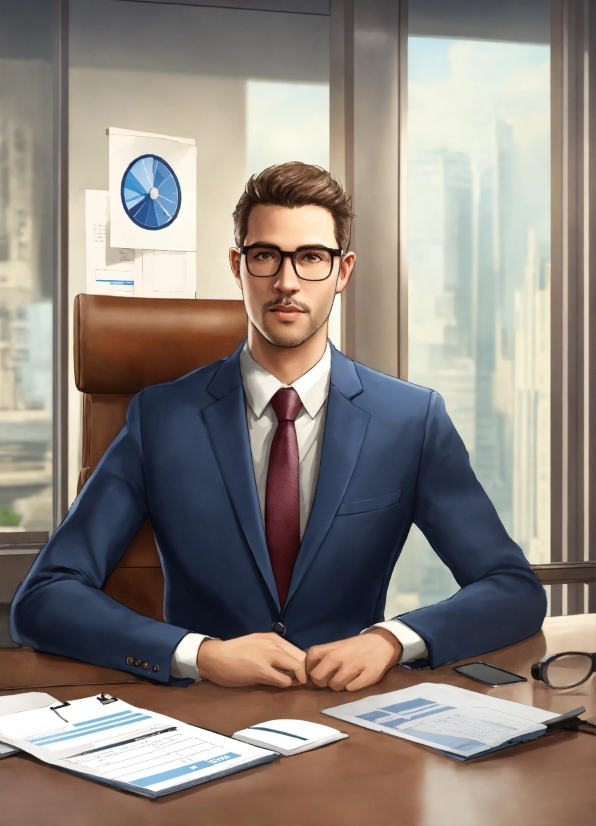 Multimedia Authoring Packages, Glasses, Dress Shirt, Vision Care, Tie, Sleeve