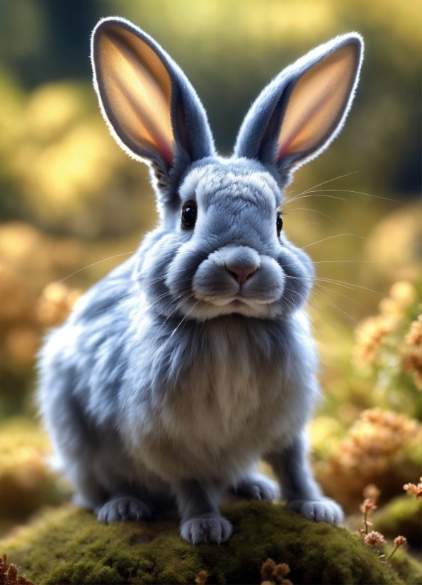Nature, Natural Environment, Ear, Rabbit, Organism, Rabbits And Hares