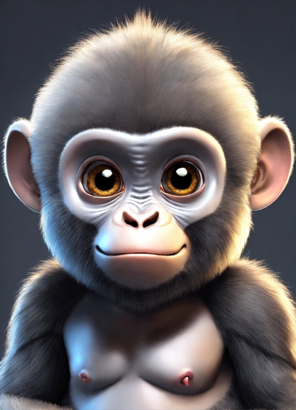 Nose, Primate, White, Toy, Light, Organism