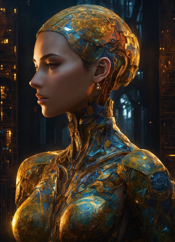 Online Video Maker With Photo And Audio, Chin, Neck, Fashion Design, Art, Sculpture