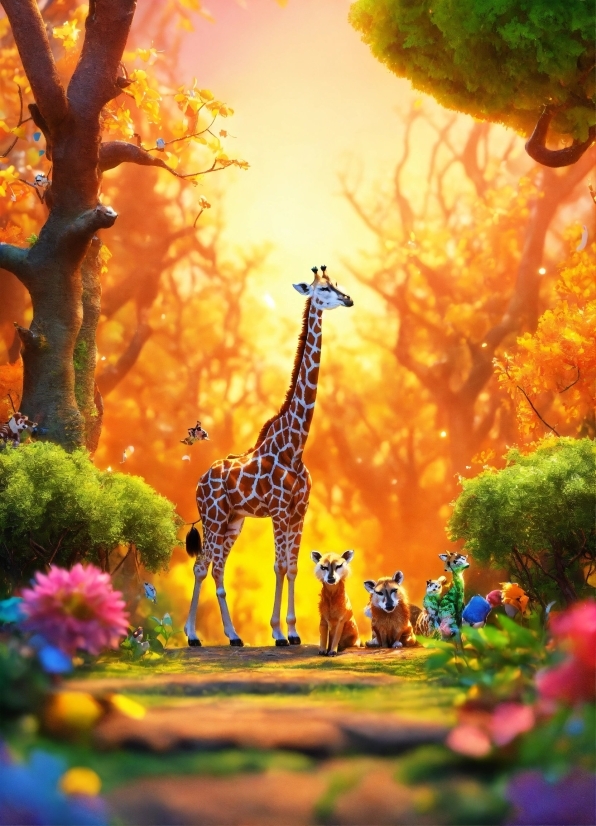 Online Video Trimmer For Large Files, Plant, Giraffe, Giraffidae, Plant Community, Ecoregion